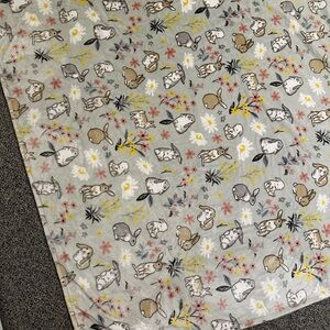 NWOT:Rabbit throw with Floral Print